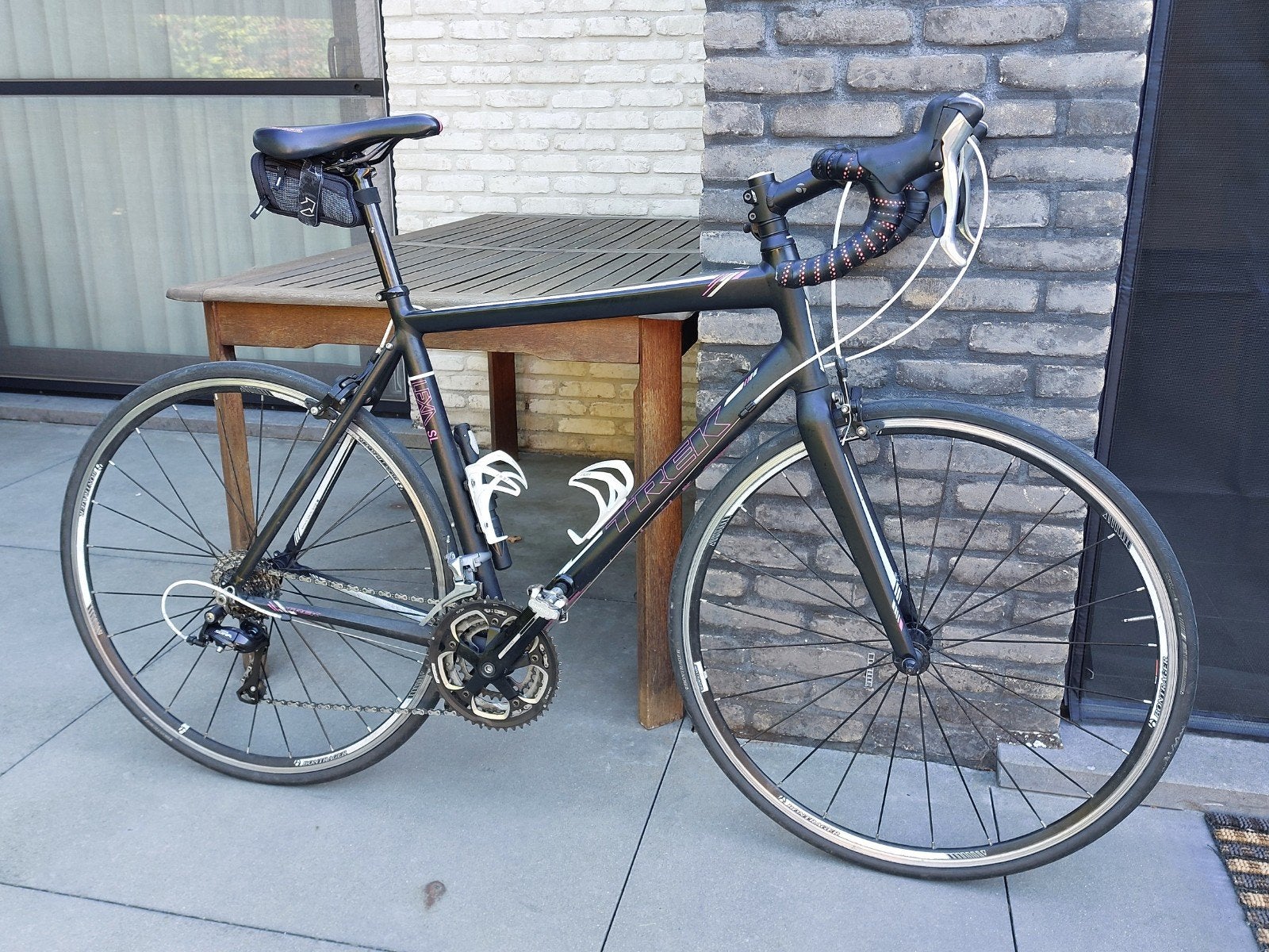 Trek racefiets, Ophalen, Gebruikt, Velgrem, Aluminium