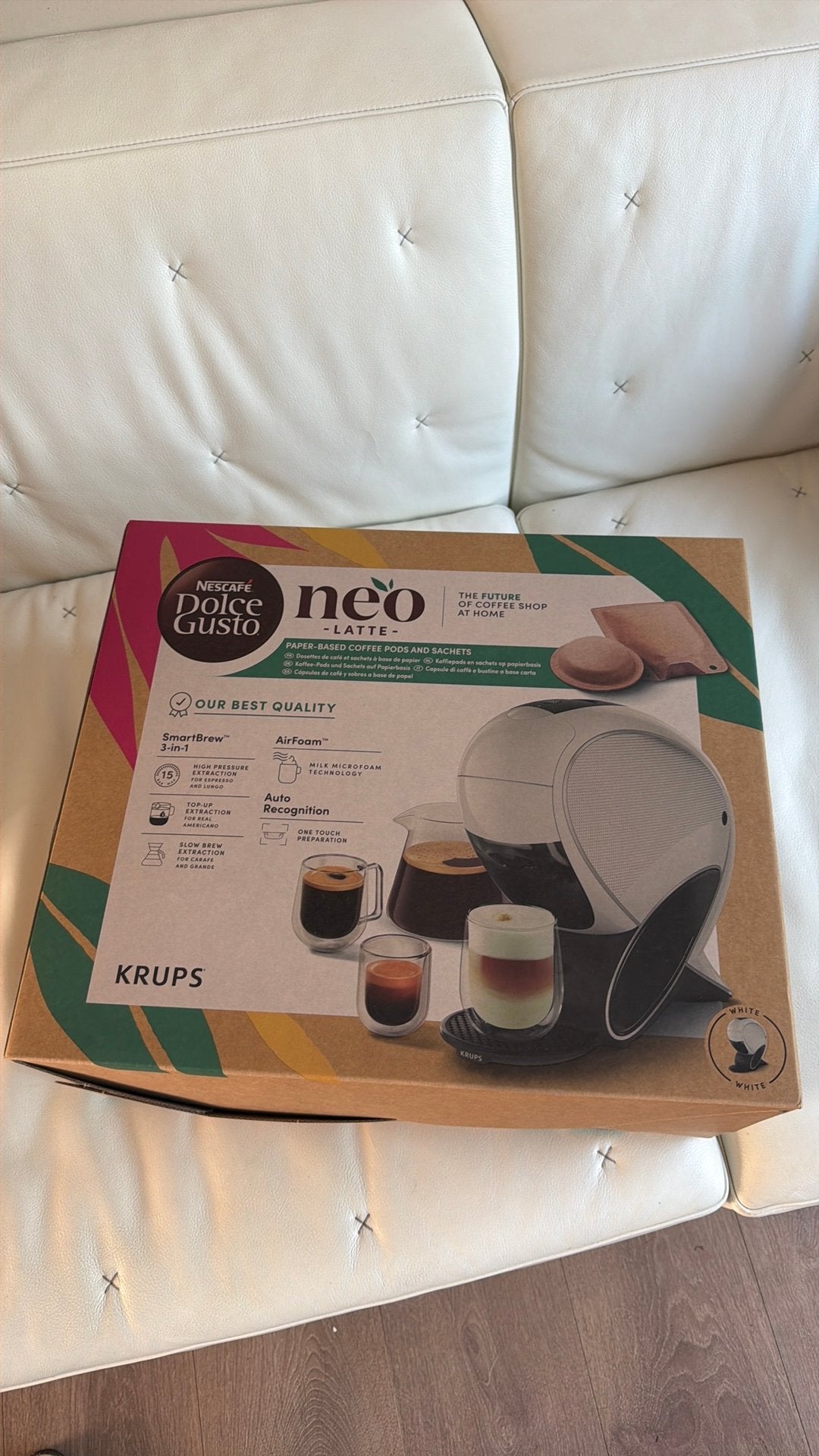 Krups NESCAFÉ Dolce Gusto NEO Latte YY5679 neuve, Ophalen, Nieuw, Espresso apparaat