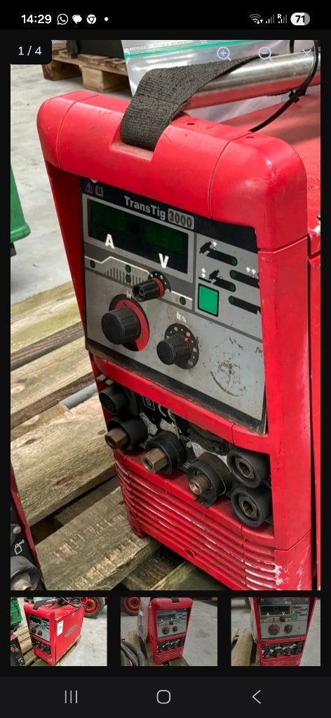 Fronius trans tig 3000, Enlèvement ou Envoi, Utilisé, 250 ampères, Tig