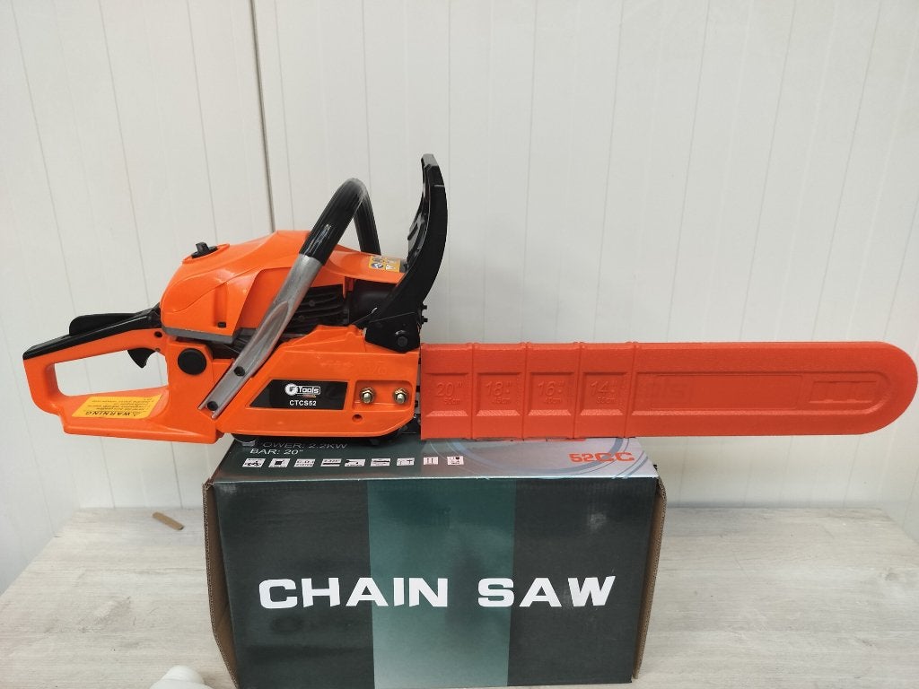 F-tools Kettingzaag 2-takt 52cc 50 CM, nieuw!!!, Ophalen, 70 mm of meer, Kettingzaag, Nieuw