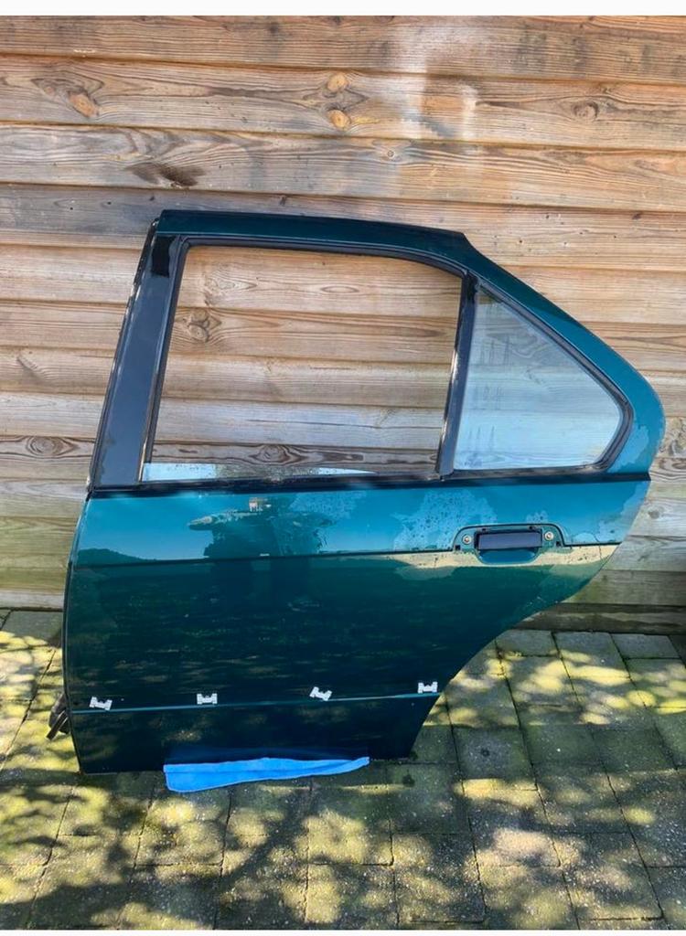 Deur bmw e36 sedan laguna grun, Ophalen, Gebruikt, Deur, Achter