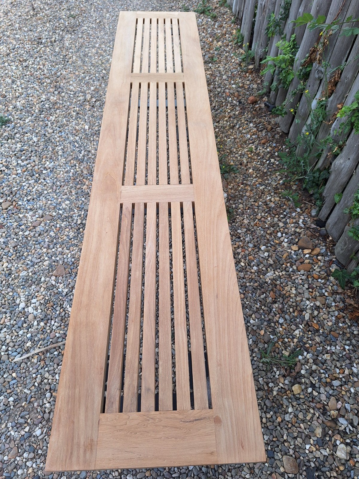 teak houten zitbank, Tuin en Terras, Ophalen, Nieuw, Hout