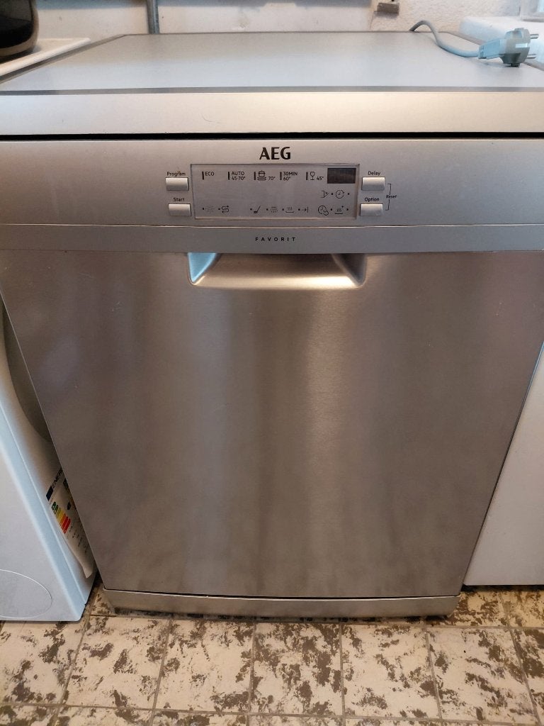 AEG vaatwasmachine, Ophalen, Gebruikt, 60 cm of meer, Minder dan 10 liter