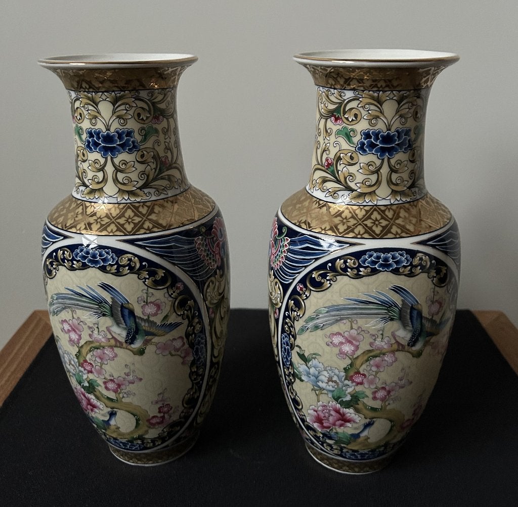 2 Prachtige Vintage Vazen, Ophalen of Verzenden