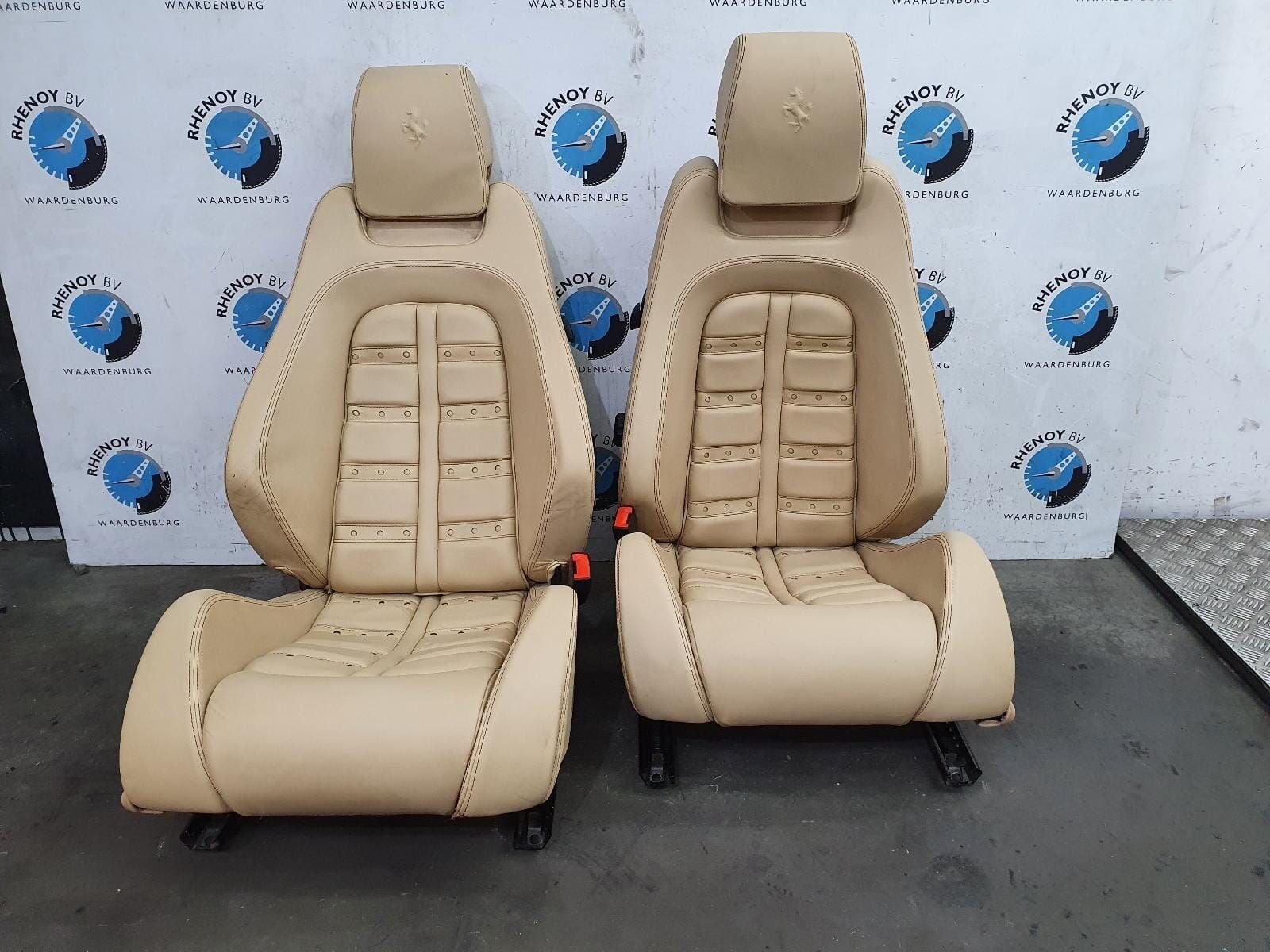 Originele FERRARI F430 stoelen voor de mancave of sim!, Gebruikt, -, -, Ophalen of Verzenden