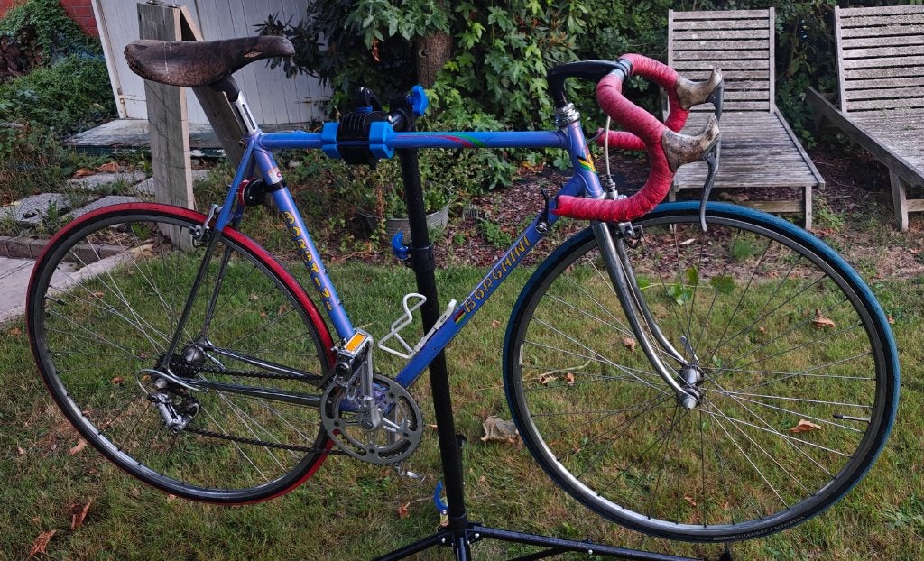 Vintage Borghini koersfiets 54cm  Columbus Aelle  Campagnolo, Fietsen en Brommers, 51 tot 55 cm, Ophalen, Velgrem, Jaren '60 of nieuwer