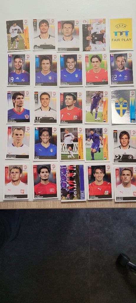 lot oude panini stickers voetbal, Ophalen of Verzenden