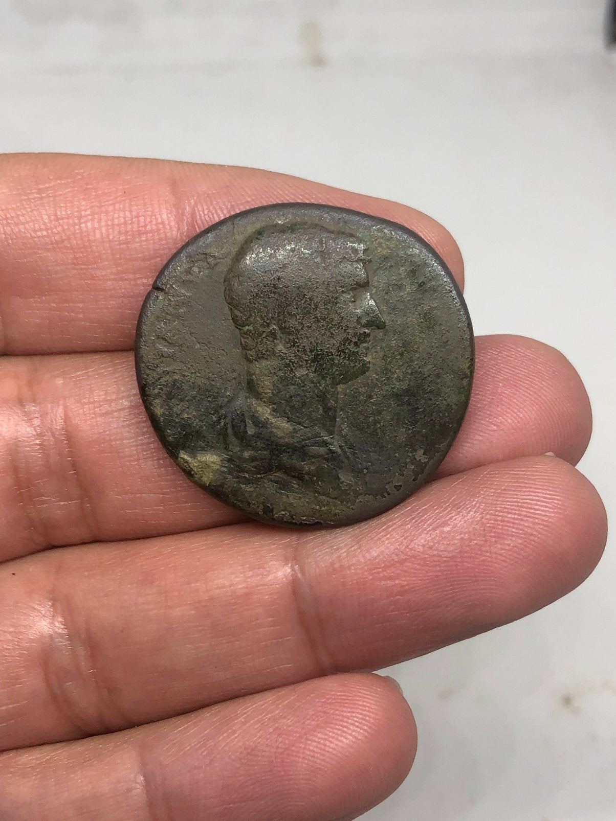 Romeinse munteenheid, Hadrianus (117-138 AD), Sestertius, Postzegels en Munten, Verzenden, Italië, Losse munt