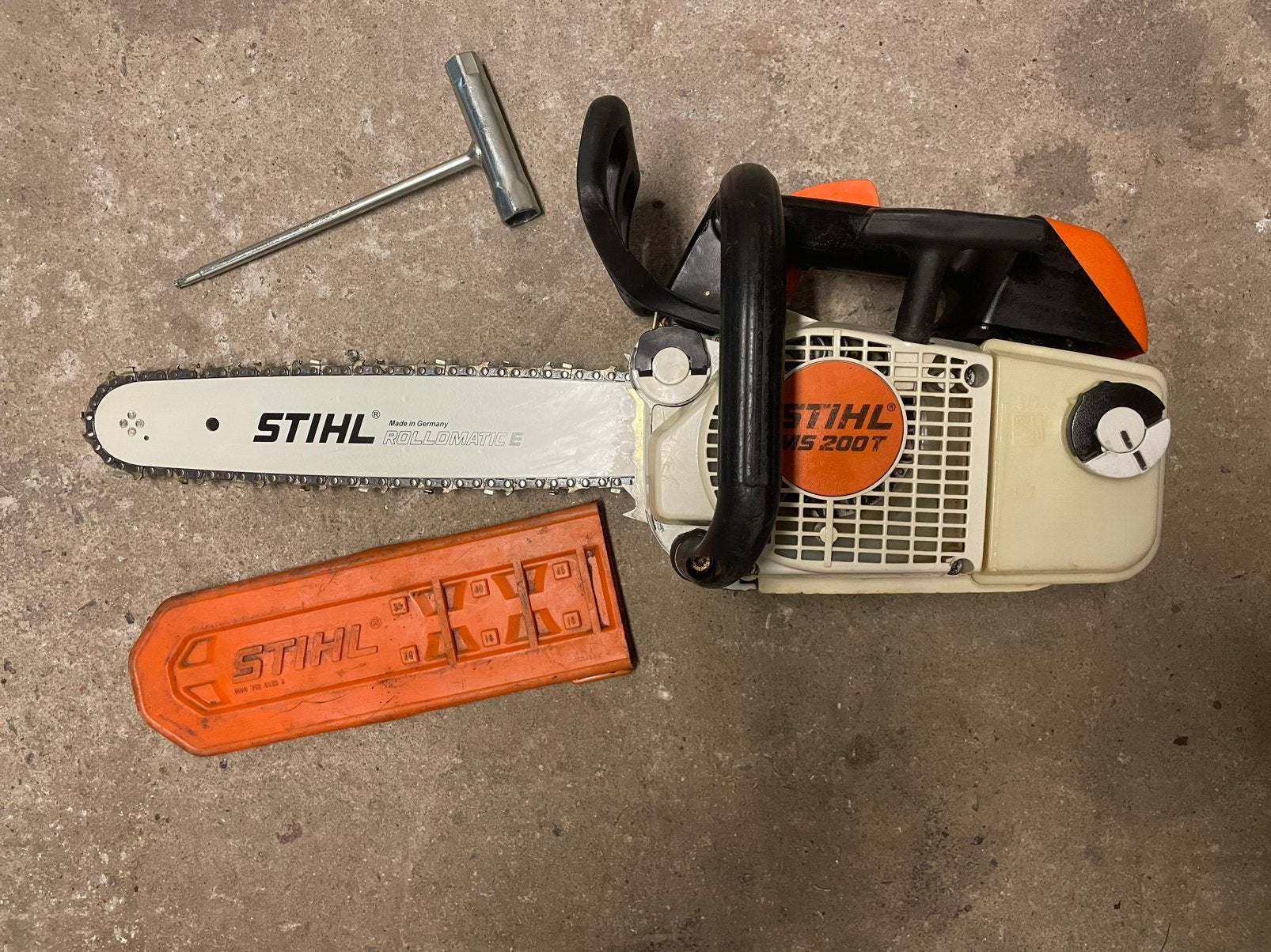 Tronçonneuse élagueuse stihl ms 200 t, Jardin & Terrasse, Enlèvement, Comme neuf