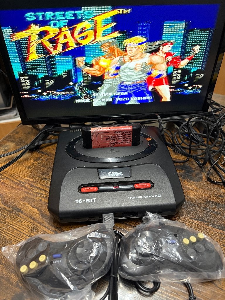 sega megadrive + 6 jeux, Games en Spelcomputers, Spelcomputers | Sega, Mega Drive, Met games, Met 2 controllers, Ophalen of Verzenden