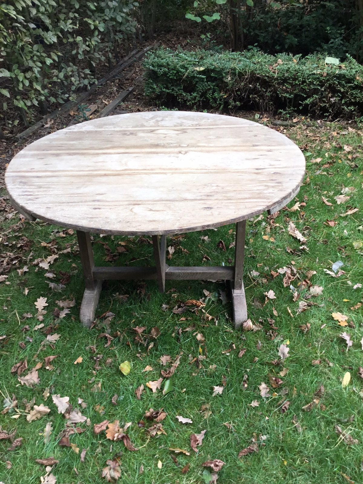 Houten tuintafel, Tuin en Terras, Ophalen, Zo goed als nieuw
