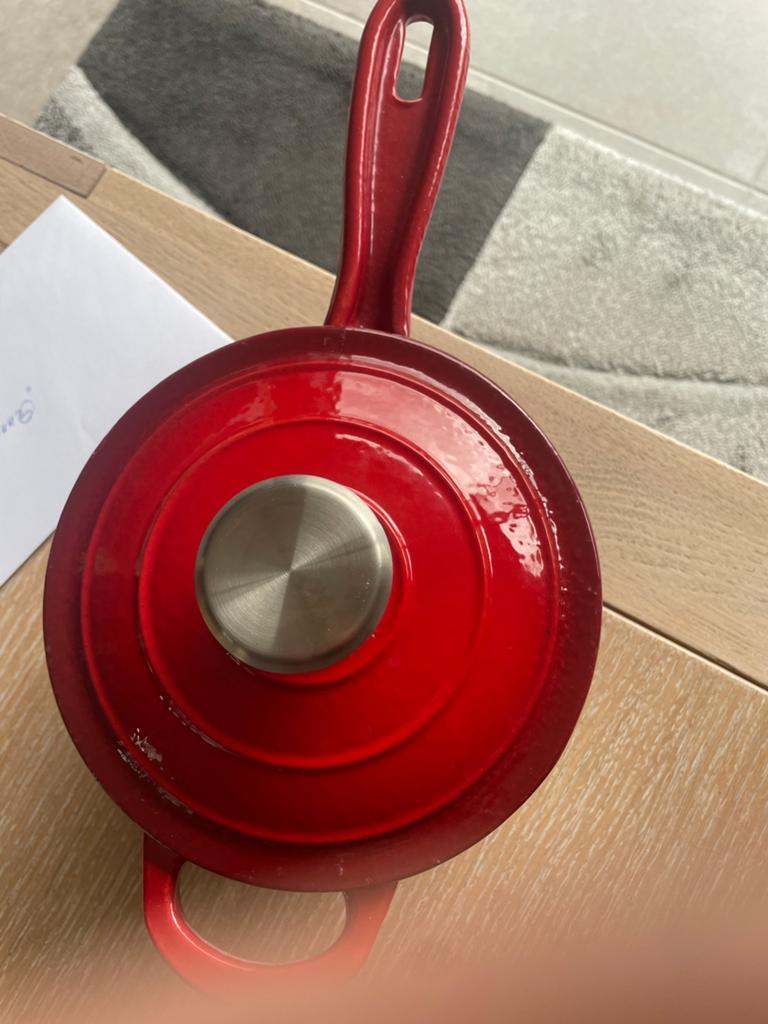Gietijzeren steelpan, Ophalen, Zo goed als nieuw