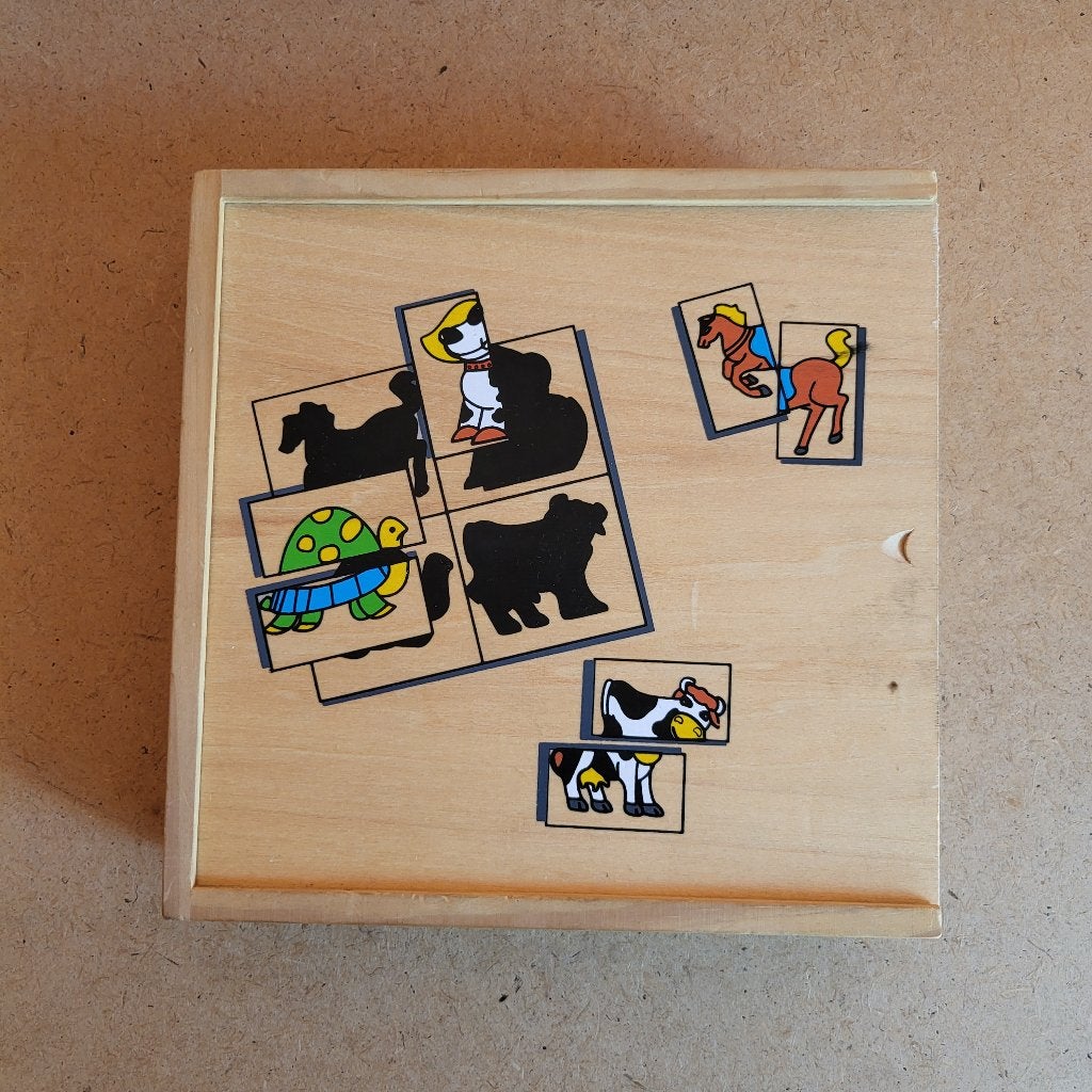 Houten sorteerpuzzel dieren, Ophalen of Verzenden, Puzzelen
