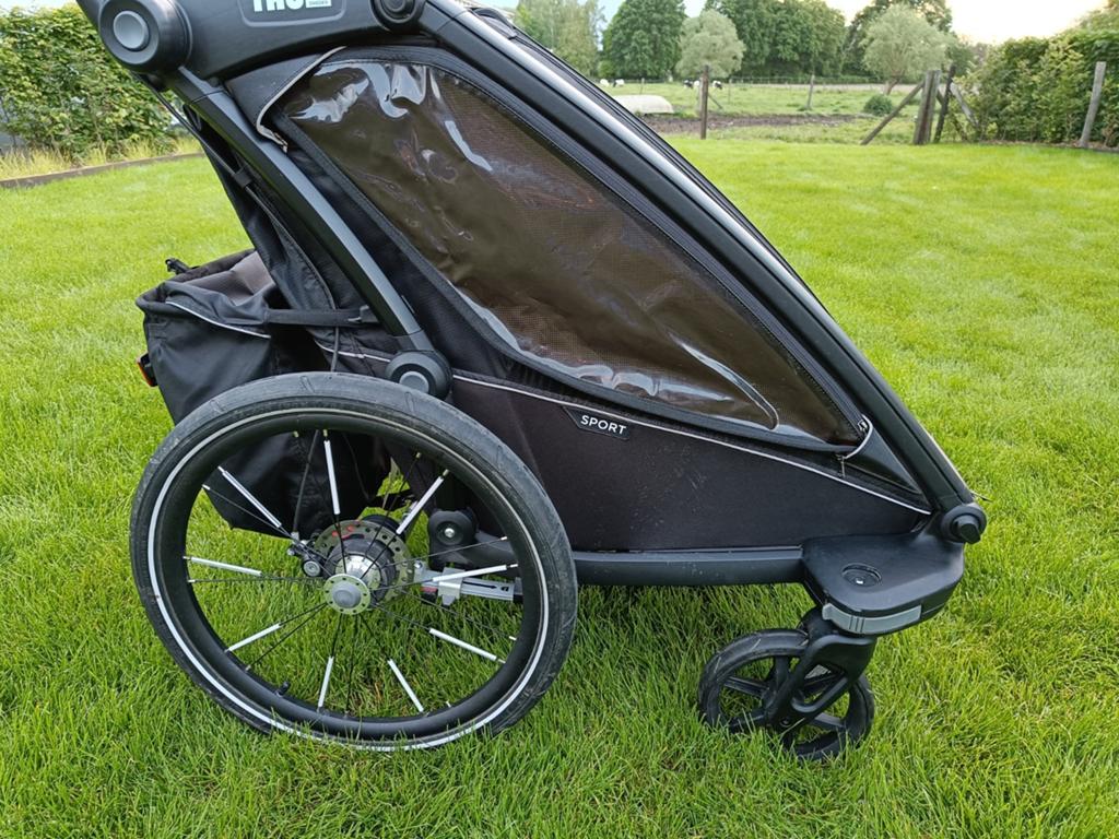 Thule Chariot sport, Fietsen en Brommers, Ophalen, Opvouwbaar, 20 tot 40 kg, Zo goed als nieuw