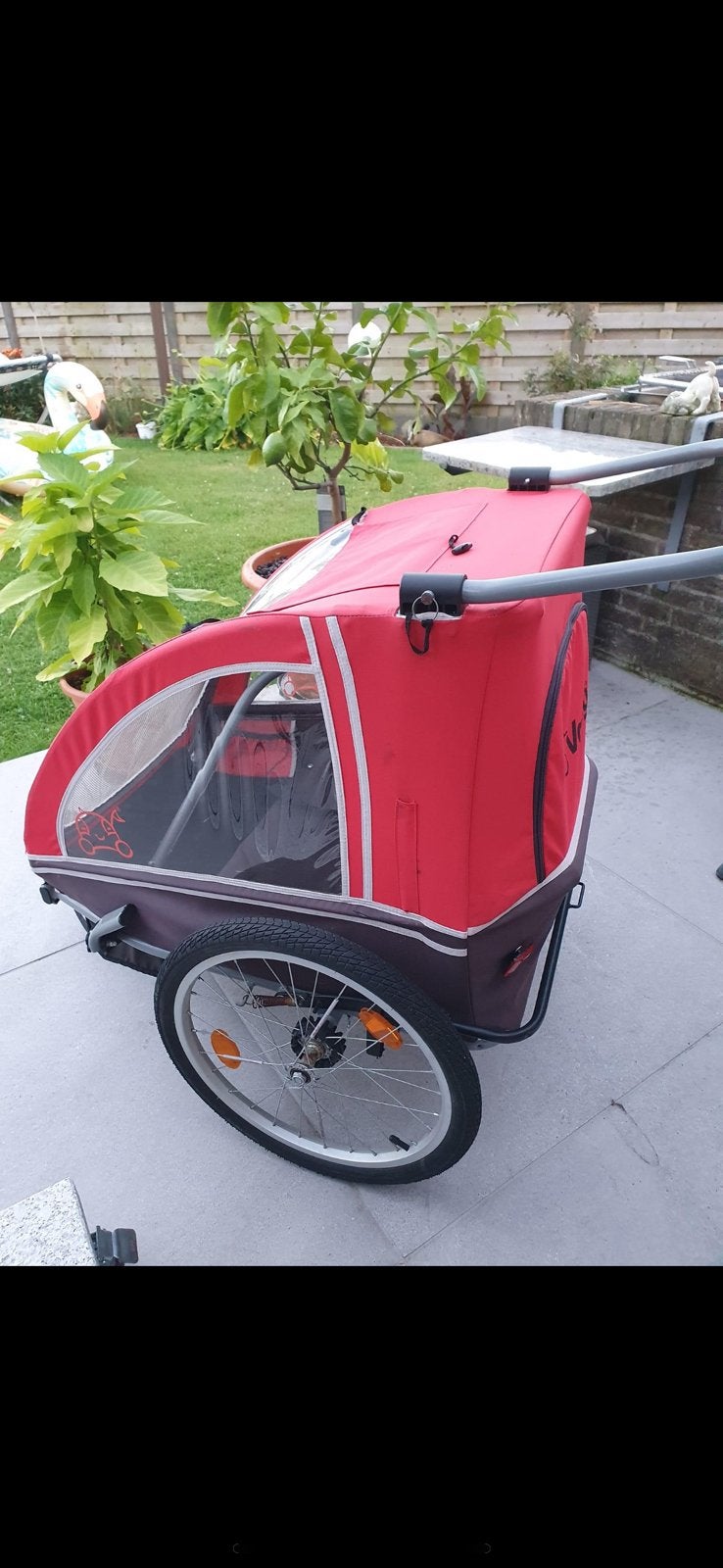 Fietskar in zeer goede staat past op elke fiets, Ophalen, Zo goed als nieuw