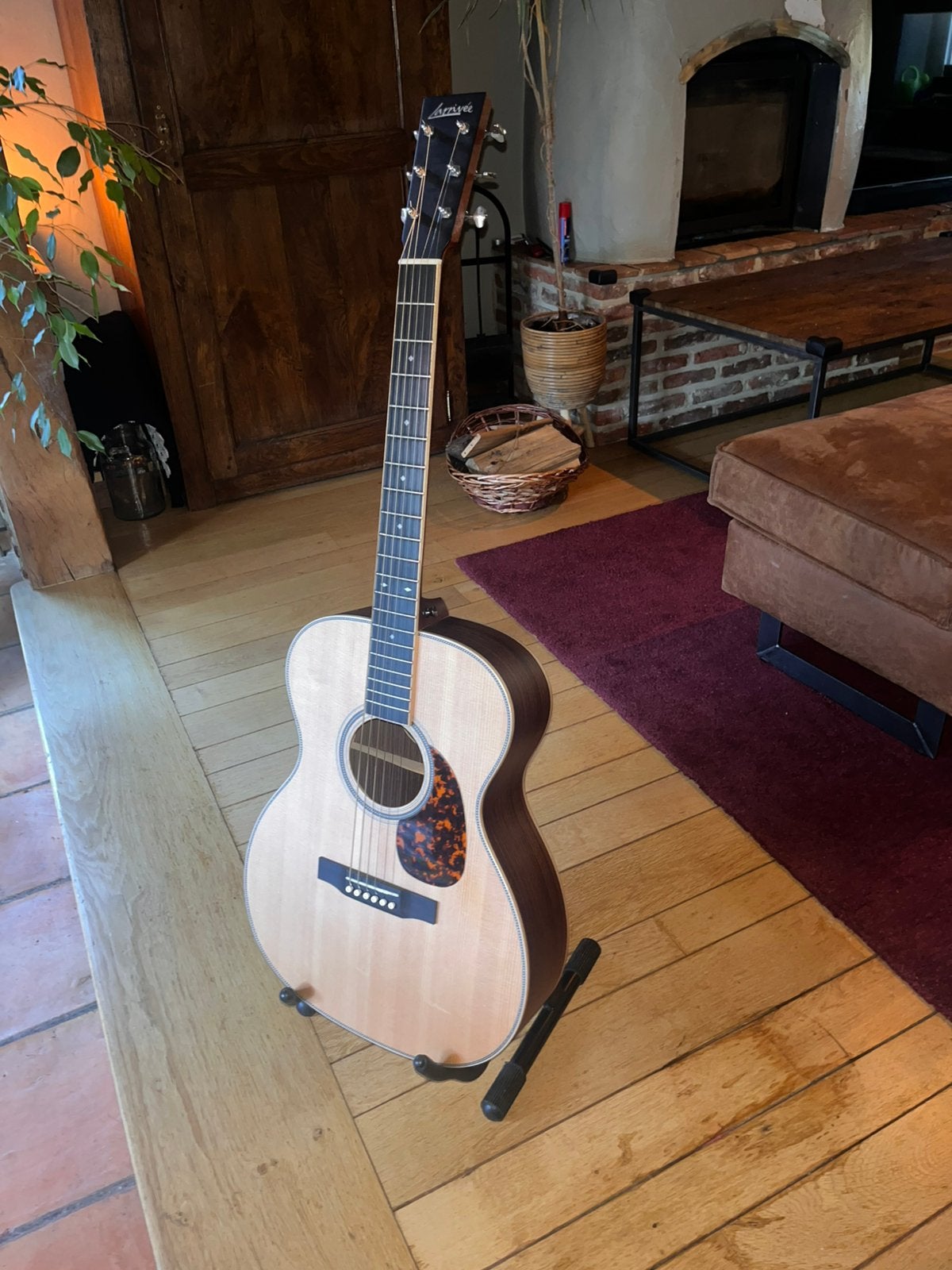 Larrivée OM40RE, Ophalen, Zo goed als nieuw, Western- of Steelstringgitaar, Met (piezo-)element