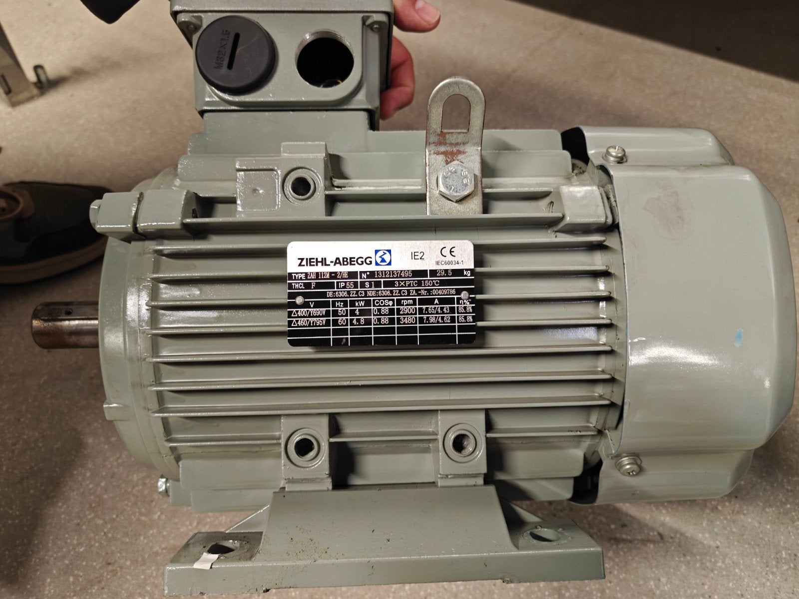 Motor 4KW, Ophalen