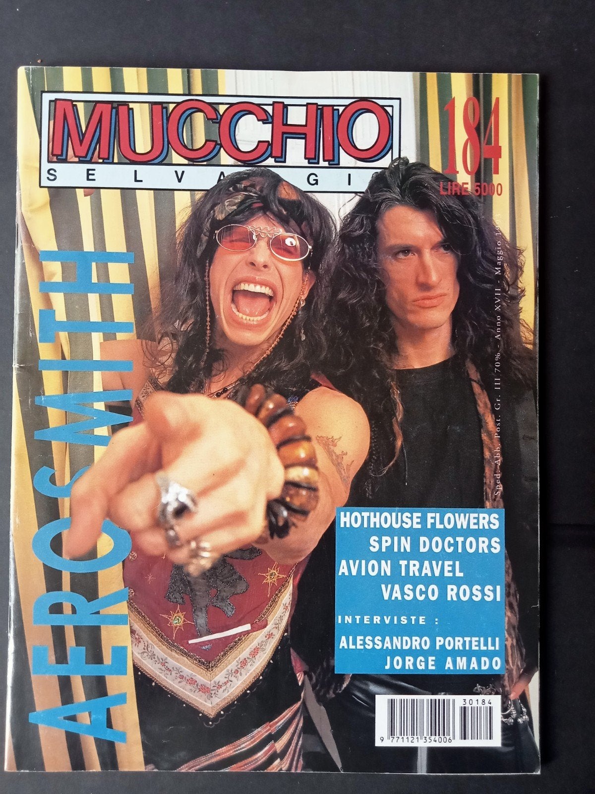 Aerosmith, magazine italien 1993.