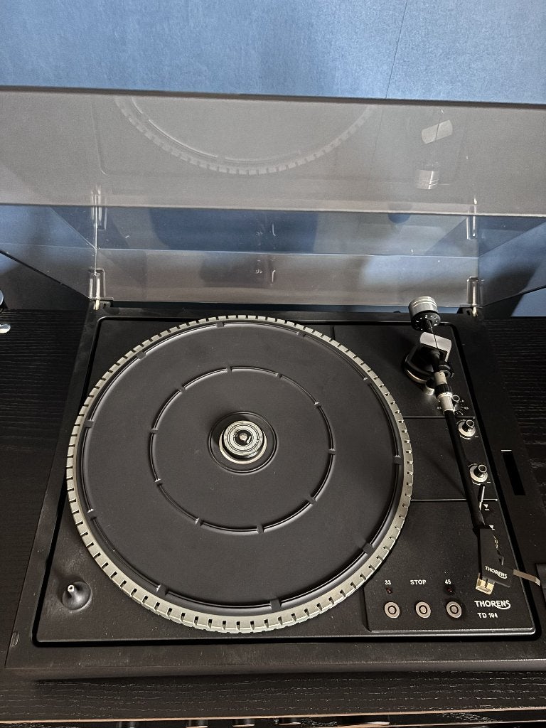 Thorens TD 104 platenspeler, Audio, Tv en Foto, Platenspelers, Ophalen, Gebruikt, Platenspeler, Thorens