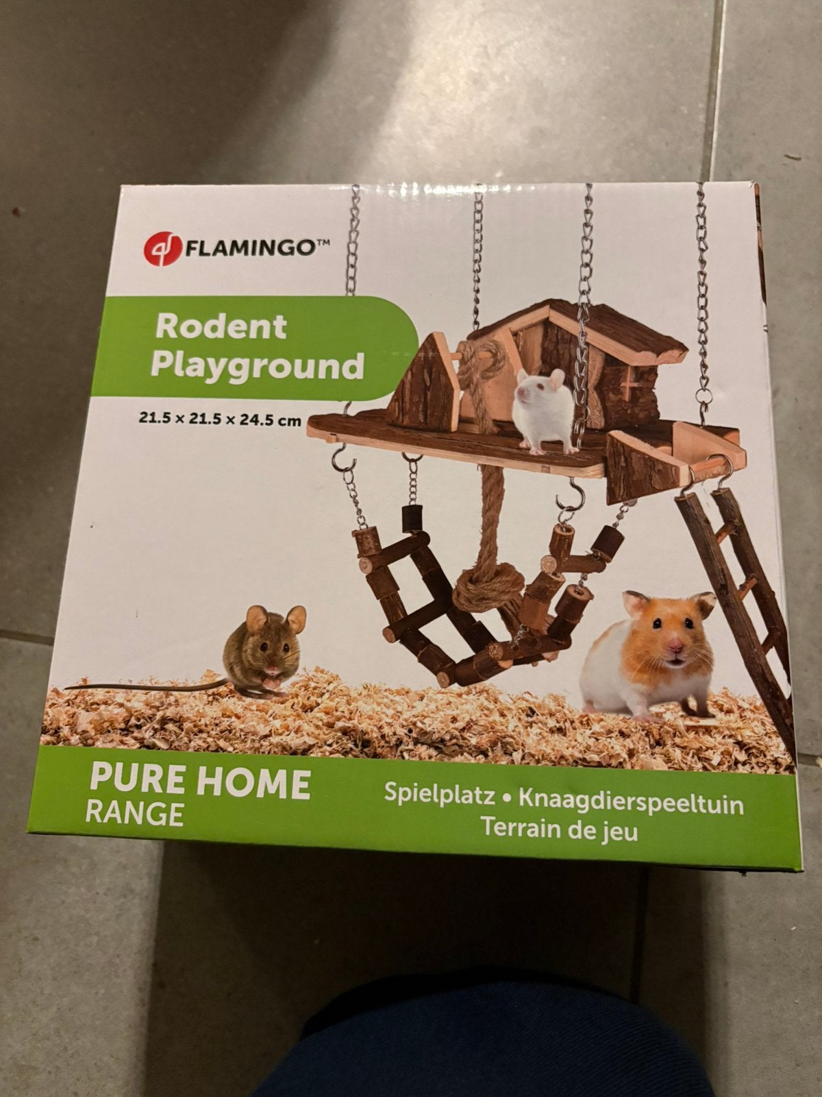 Knaagdierspeeltuin, Dieren en Toebehoren, Ophalen, Zo goed als nieuw, Speelgoed