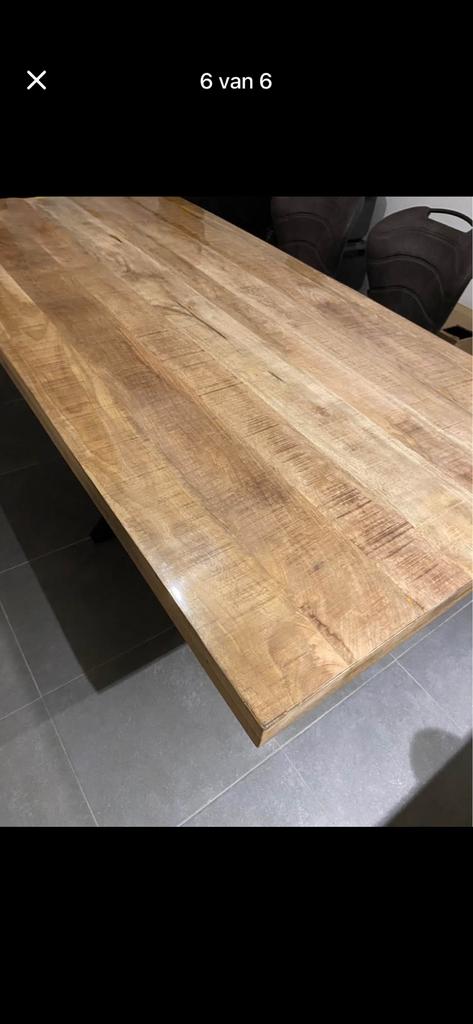 Grande table en bois, Maison & Meubles, Enlèvement, Comme neuf