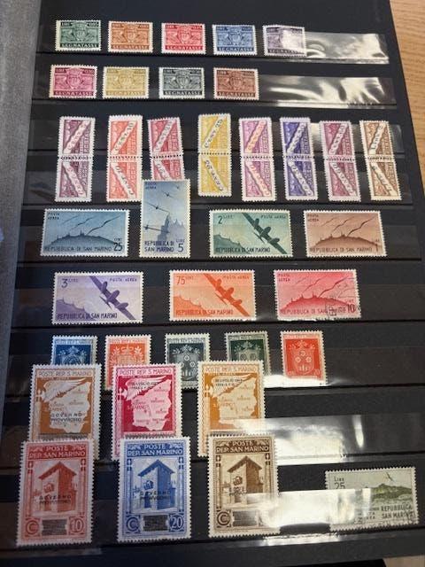 Postzegels San Marino  Alles postfris, Timbres & Monnaies, Timbres | Albums complets & Collections, Enlèvement ou Envoi