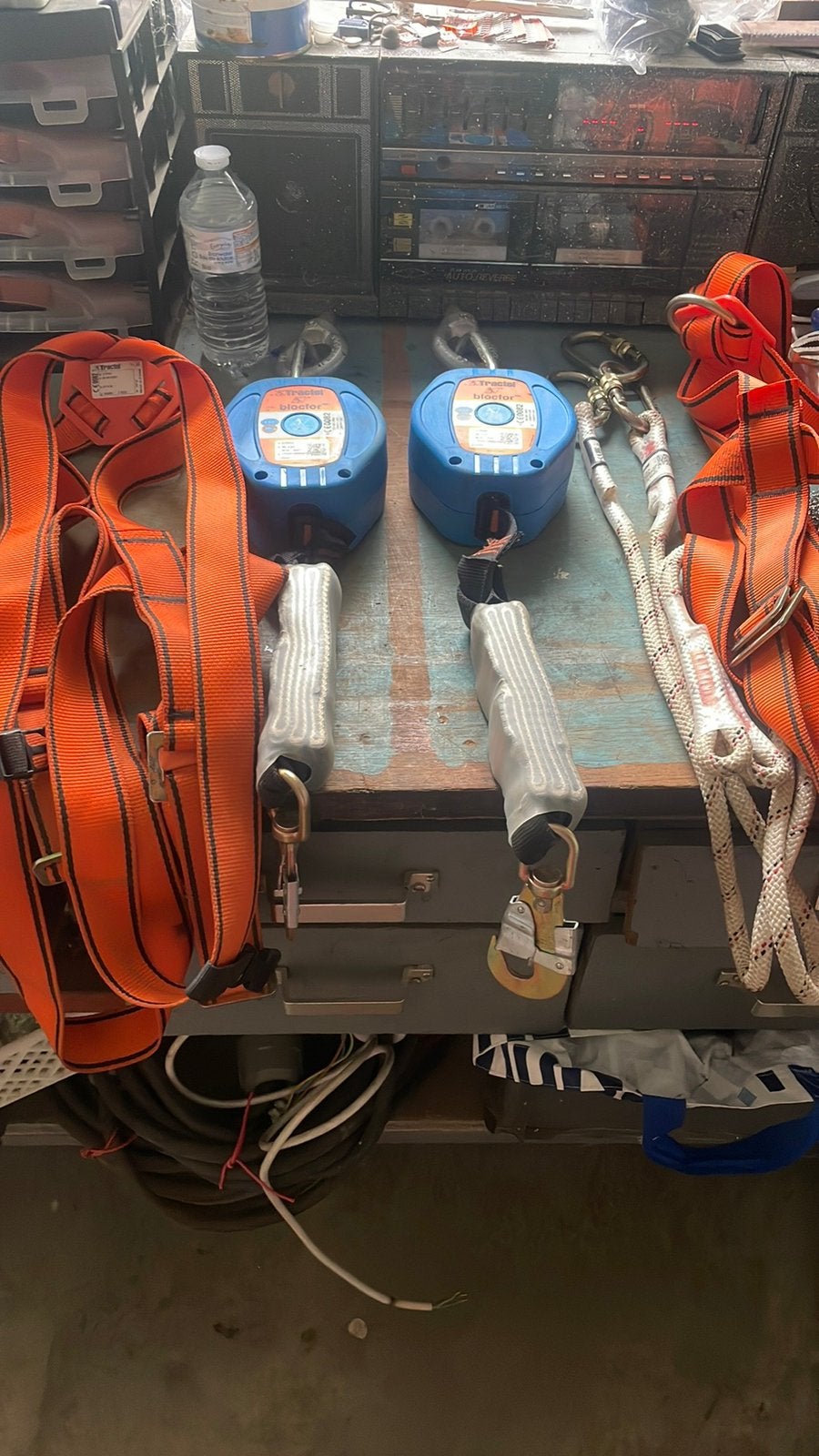 2 x valstopapparaten met harnas maat m, Ophalen of Verzenden, Zo goed als nieuw
