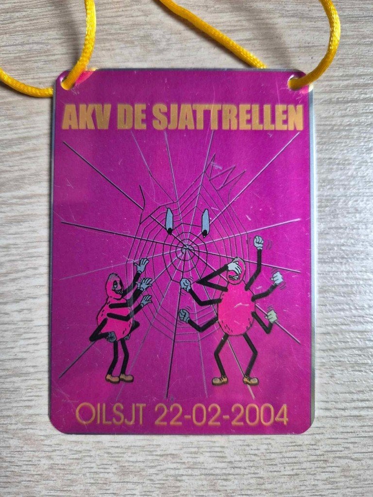 Carnaval Aalst medaille De Sjattrellen 2004, Ophalen of Verzenden