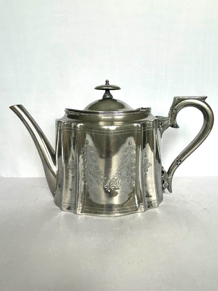 oude Walker & Hall Sheffield verzilverde theepot, Antiek en Kunst, Ophalen of Verzenden