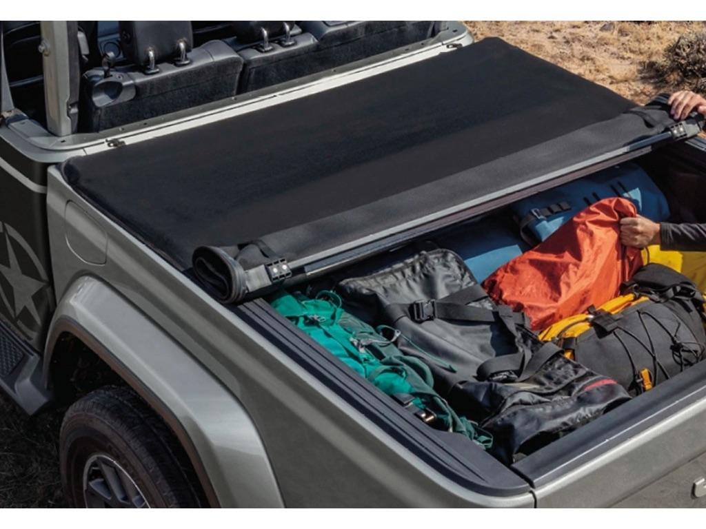 Jeep Gladiator soft roll-up bed cover, Enlèvement, Utilisé, Jeep
