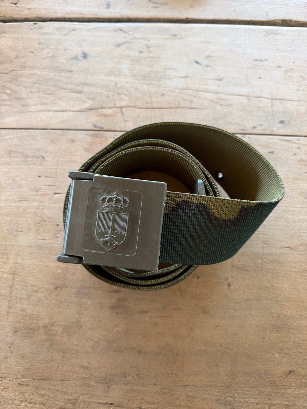 Ceinture militaire Belge, Kleding | Heren, Riemen en Ceintuurs, Ophalen, Overige kleuren, Nieuw, 115 cm of meer