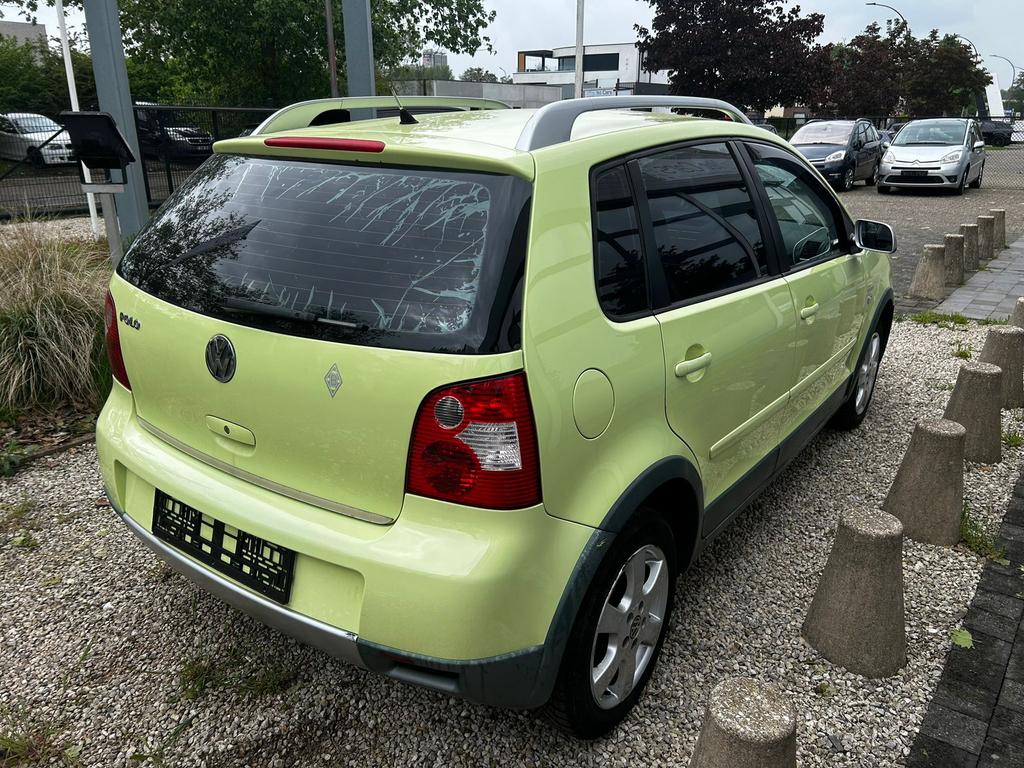 Vw polo benzine met keuring verkoop garantie, Voorwielaandrijving, 4 deurs, Stof, Bedrijf