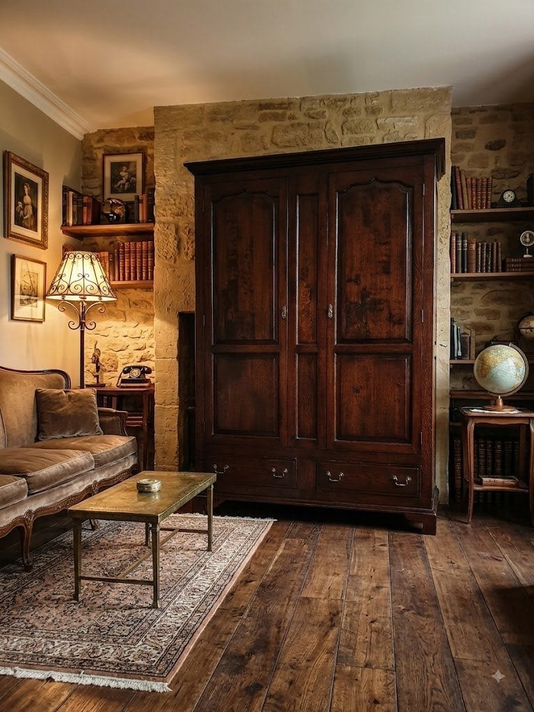 Massief eiken kast OLD FURNITURE COLLECTION. Levering., Antiek en Kunst, Ophalen