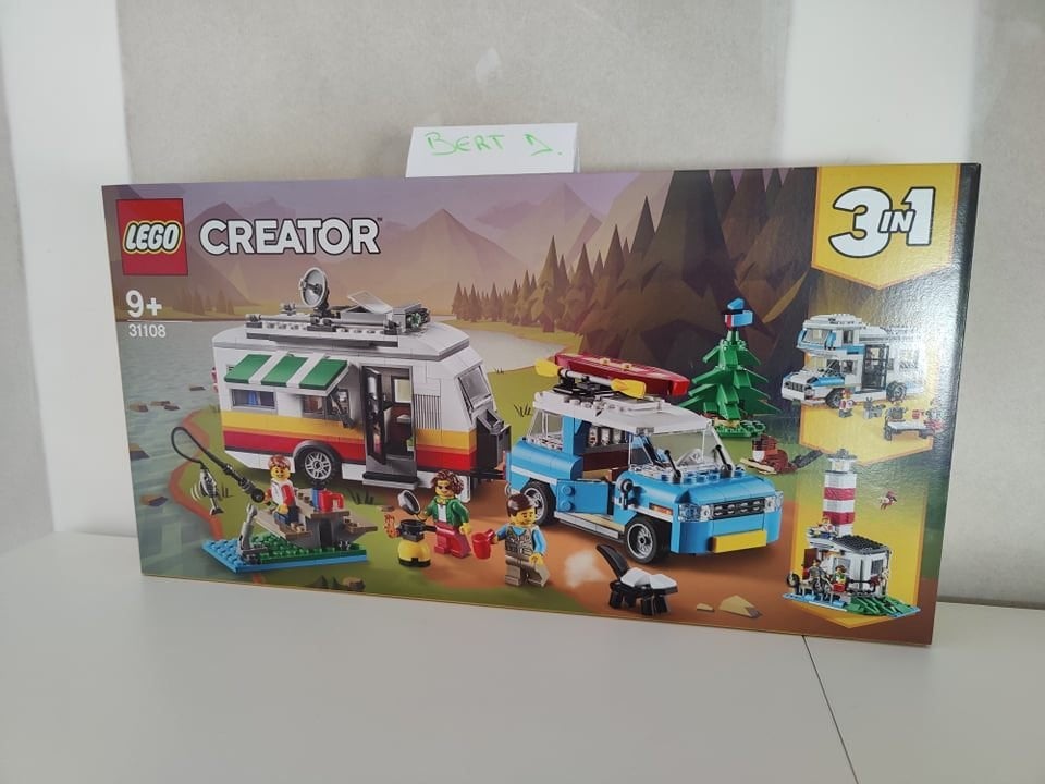 Lego 3-in-1 - 31108 Familievakantie met caravan - NIEUW, Kinderen en Baby's, Speelgoed | Duplo en Lego, Nieuw, Lego, Complete set