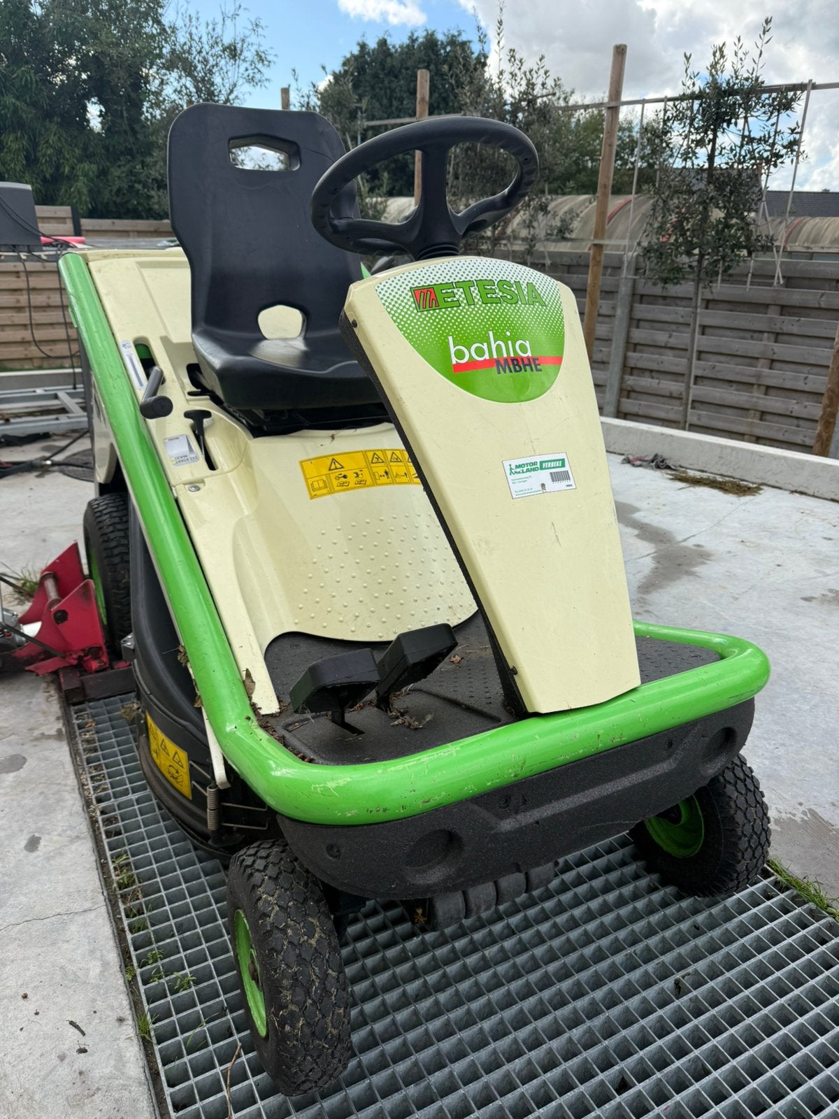 Etesia Bahia zitmaaier mbhe, Enlèvement, Utilisé, Sac de ramassage