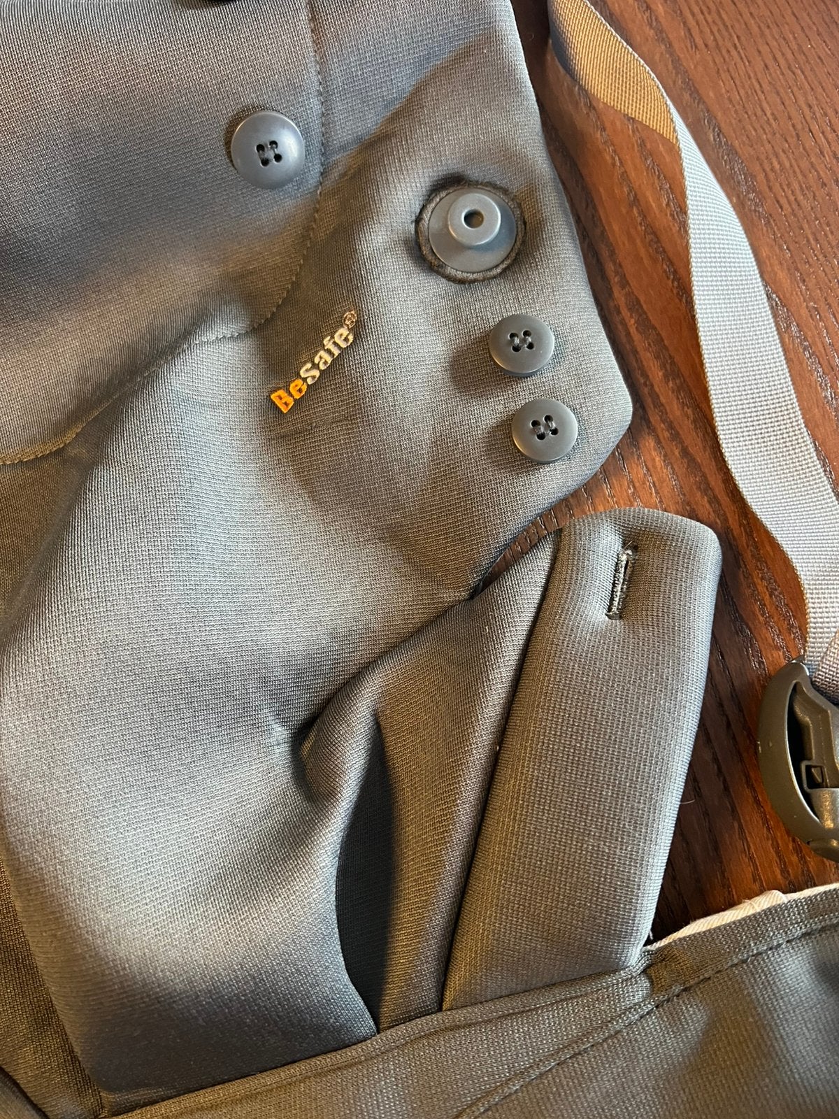 Besafe newborn haven anthracite – forest, Ophalen, Zo goed als nieuw, Draagzak