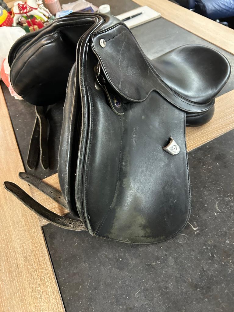 Ponyzadel bates, Dieren en Toebehoren, Paarden en Pony's | Zadels, Ophalen, Zo goed als nieuw, Recreatie