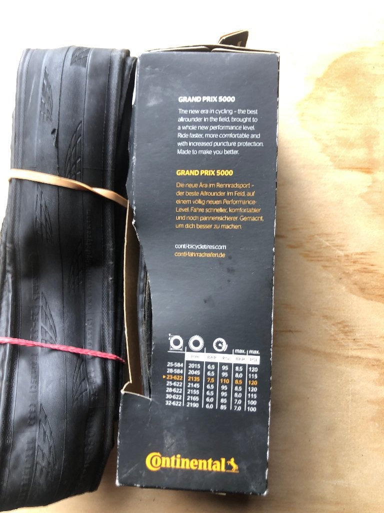 2 nieuwe continental GP 5000  23c  racebanden, Enlèvement ou Envoi, Neuf, Pneu(s)