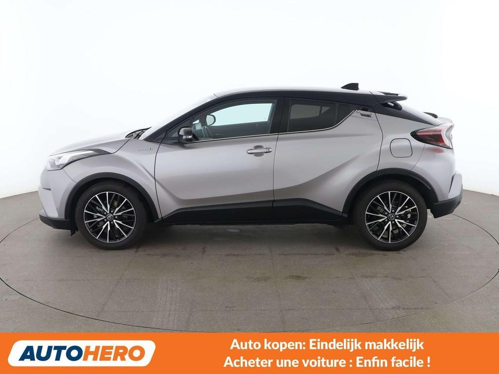Toyota C-HR 1.8 Hybrid Style (année de construction 2017), Autos, Toyota, Argent ou Gris, Achat, Euro 6, Noir