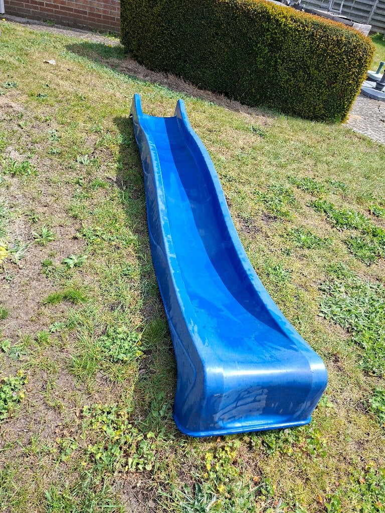 Glijbaan blauw, Ophalen, Gebruikt, Glijbaan