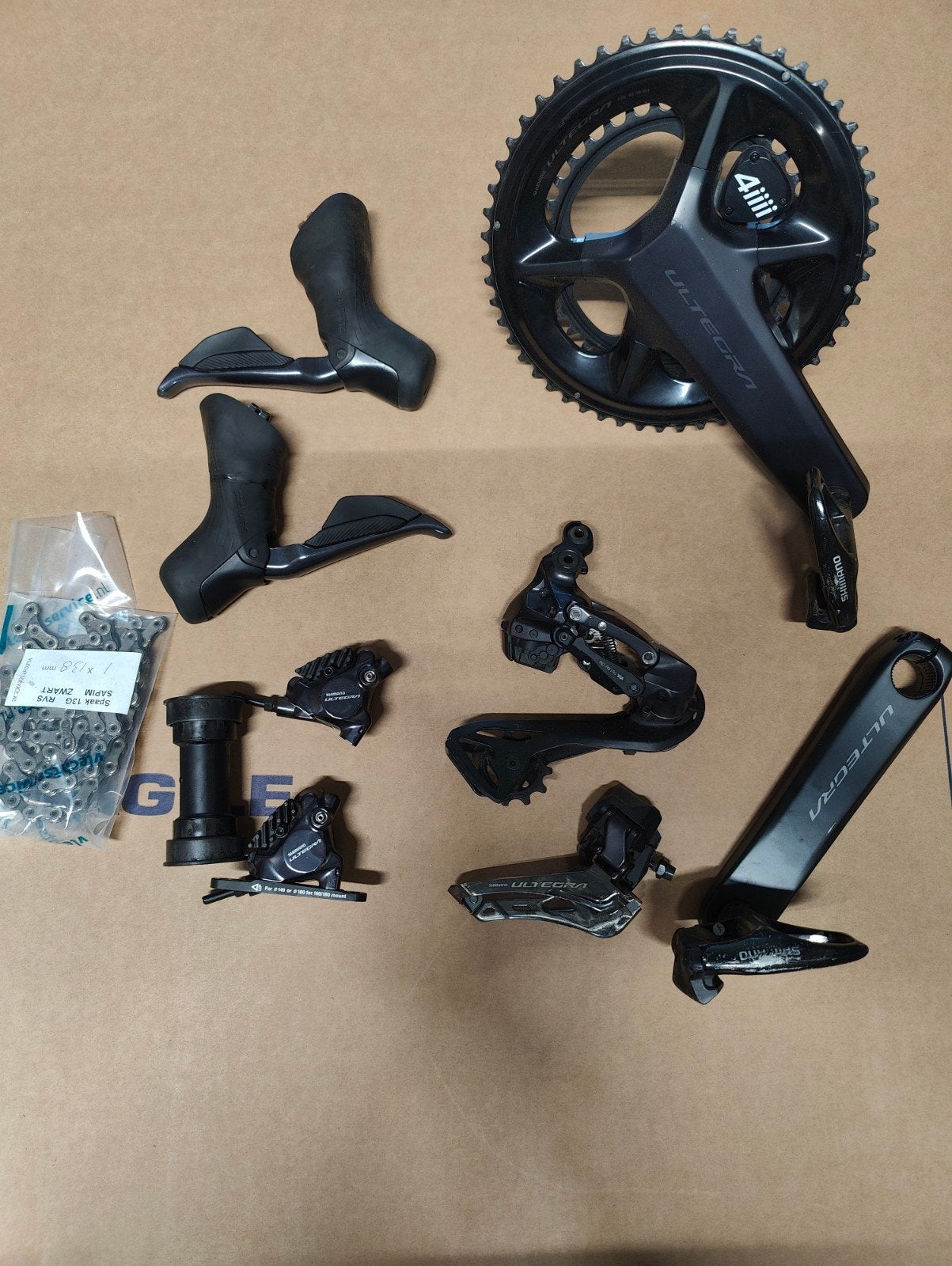 Ultegra 12speed groep met powermeter., Fietsen en Brommers, Fietsaccessoires | Fietscomputers, Ophalen of Verzenden
