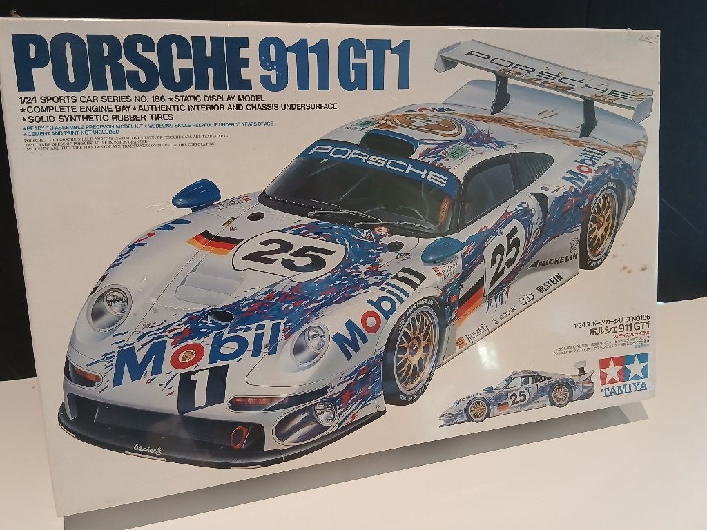Tamiya (24186): Porsche 911 GT1 au 1:24, Hobby & Loisirs créatifs, Neuf, Enlèvement ou Envoi, Voiture, Plus grand que 1:32