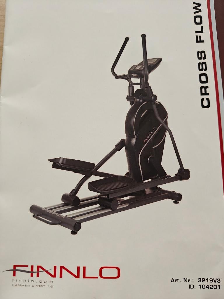 compacte crosstrainer Cross Flow Finnlo, Enlèvement, Utilisé, Vélo elliptique