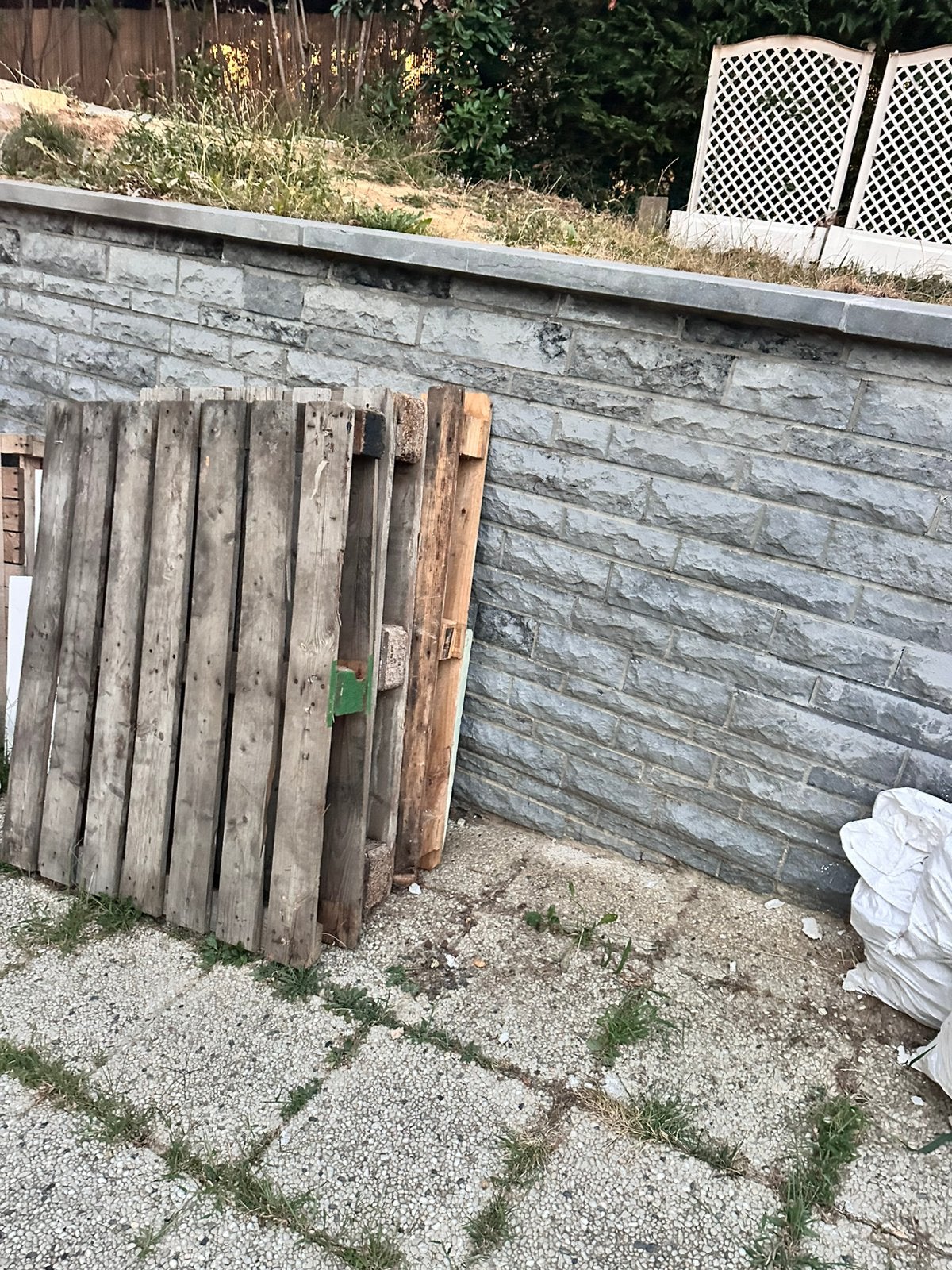 Palette en bois a donner, Enlèvement, Comme neuf, Bois