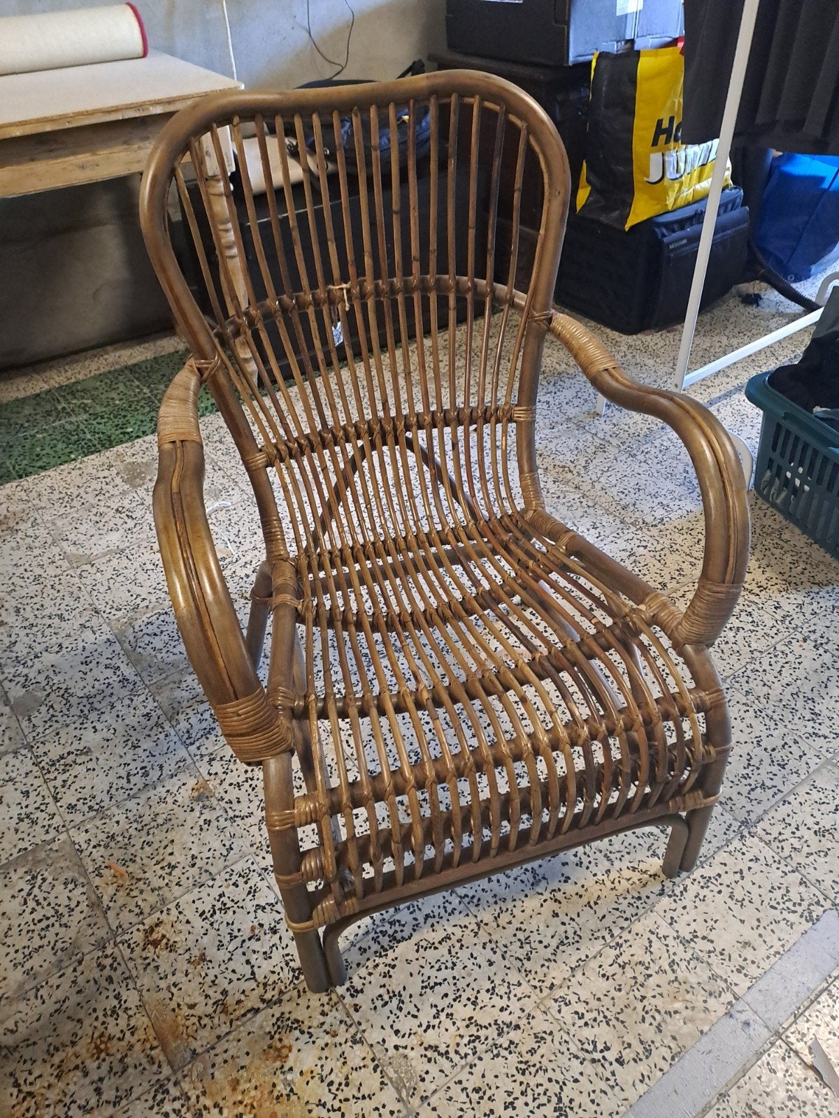 Rieten zetel, Huis en Inrichting, Ophalen