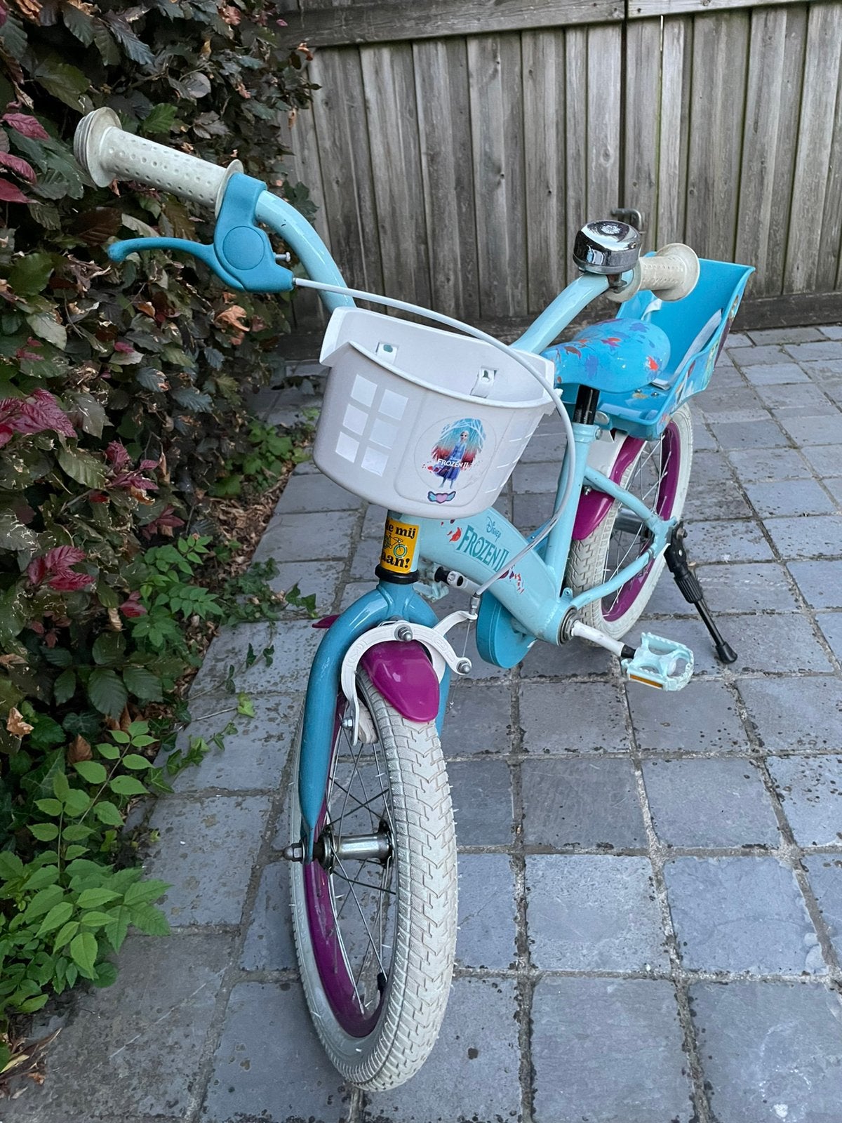 Kinderfiets 16 inch, Fietsen en Brommers, Fietsen | Kinderfietsjes, Ophalen, Gebruikt, 16 tot 20 inch, Zijwieltjes