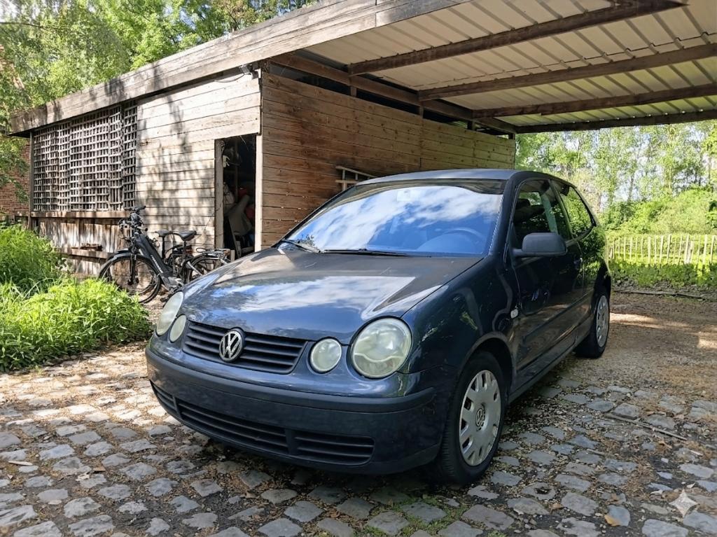 volkswagen polo essence 2004 airco, Autos, Argent ou Gris, Achat, Boîte manuelle, Particulier