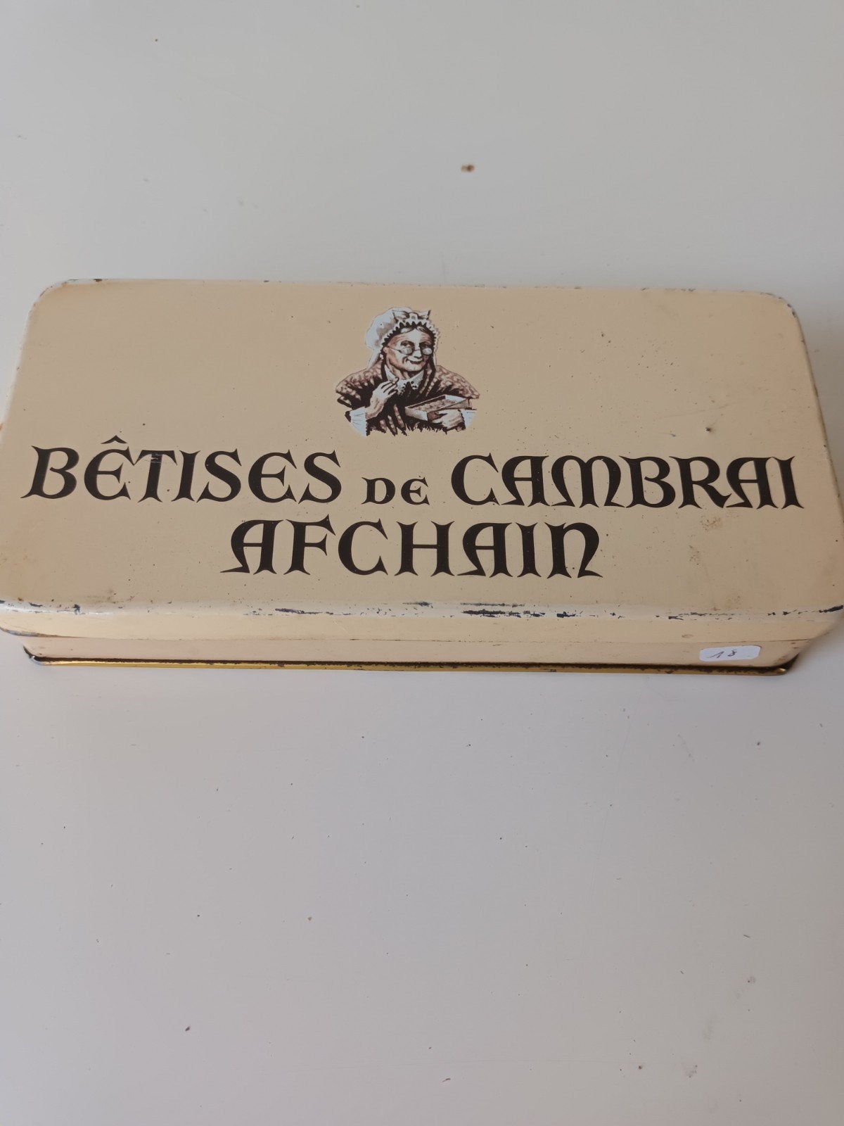 Vintage blikje Bêtises de Cambrai (Afchain), Verzamelen, Ophalen of Verzenden