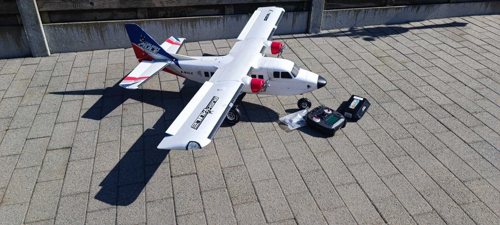 avion RC Bushmulle, Enlèvement, Comme neuf, Électro, RTF (Ready to Fly)