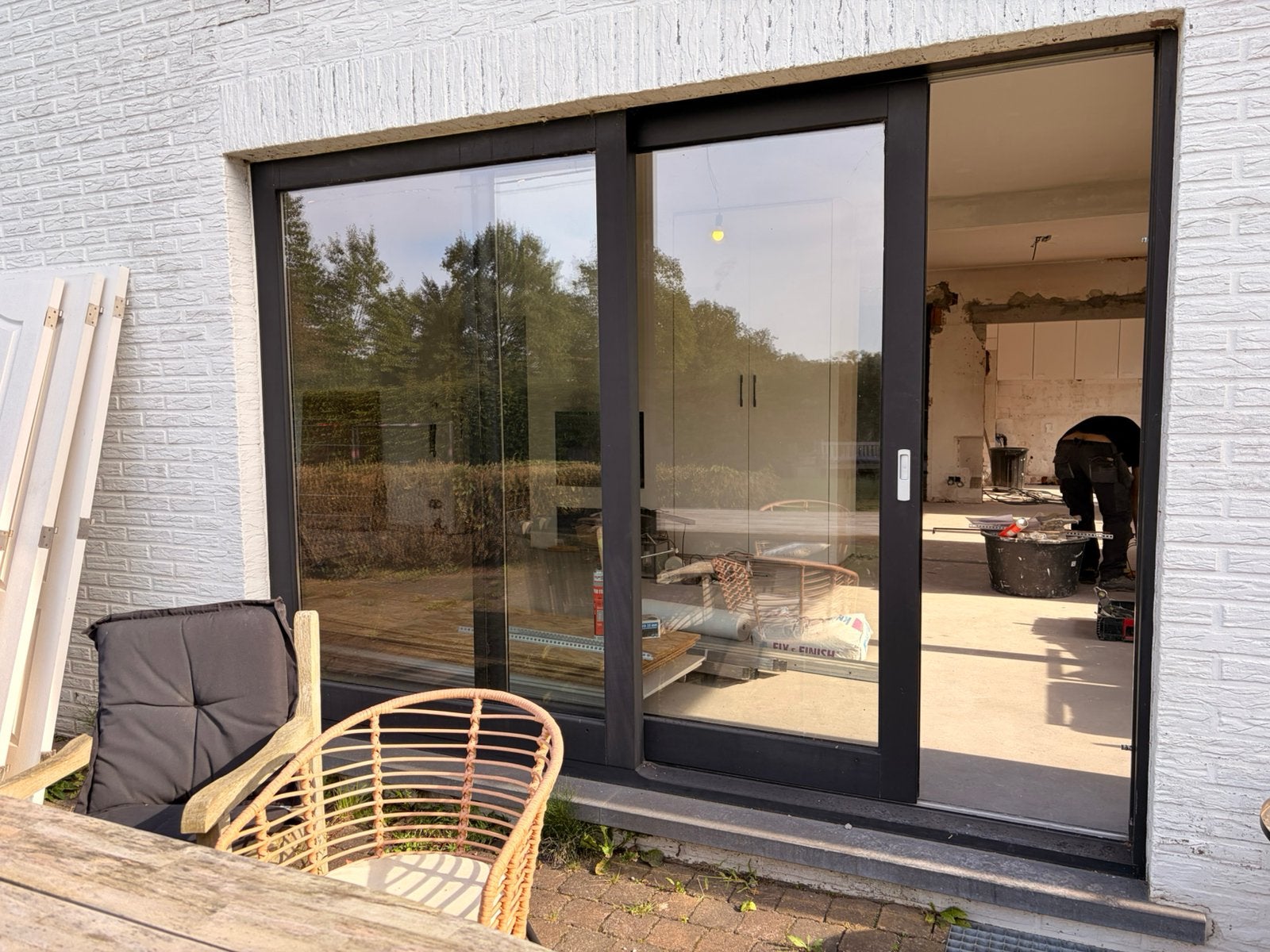 Houten raam, Ophalen, Zo goed als nieuw, Hout